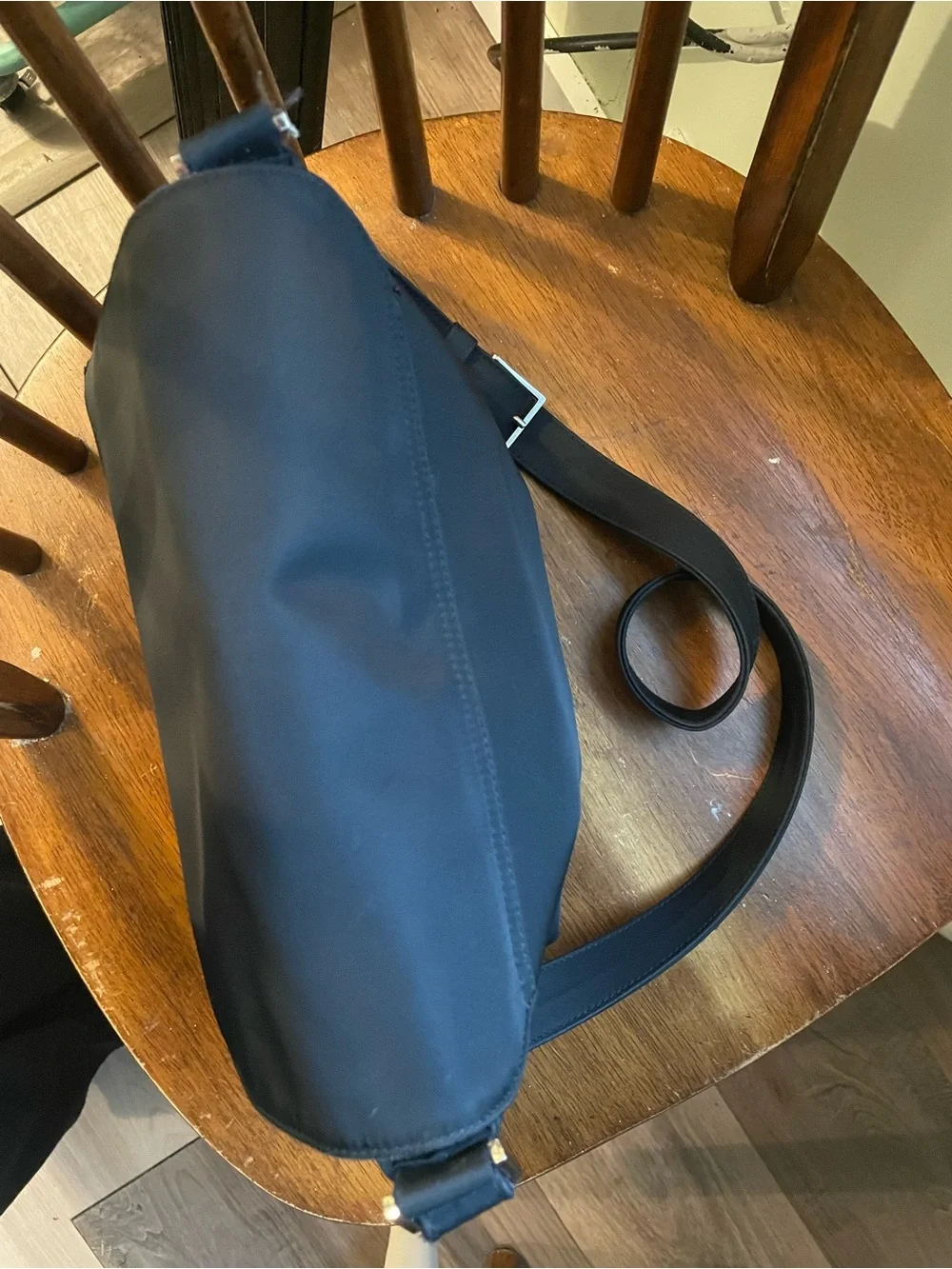 Black Men's Crossbody Bag - Classic Everyday Organizer